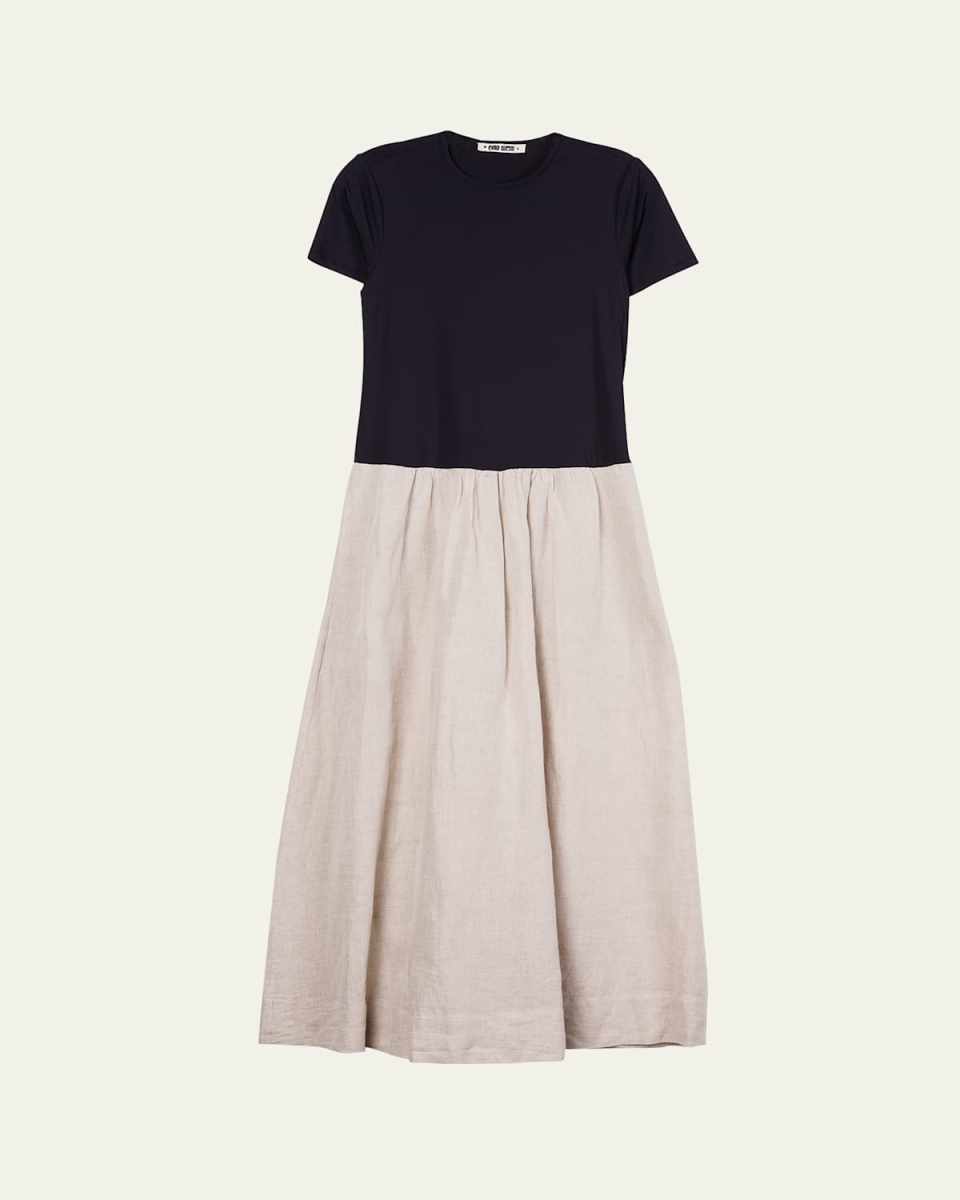 Diya Short-Sleeve Midi Dress